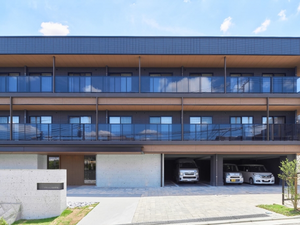 アズハイム大田中央 正面からみた外観