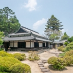 旧野﨑家住宅：表書院と庭園