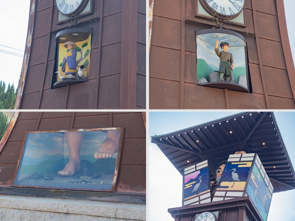 湯郷温泉 てつどう模型館&レトロおもちゃ館で開催される「水島コレクション」プレゼントの抽選会の様子（提供：湯郷温泉 てつどう模型館&レトロおもちゃ館）