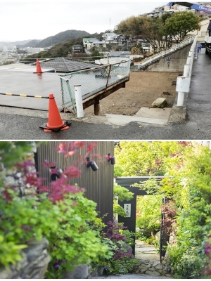 三原庭園となった場所はすでに使われなくなっていた場所。それを花と緑で再生した（写真提供/石原和幸デザイン研究所）