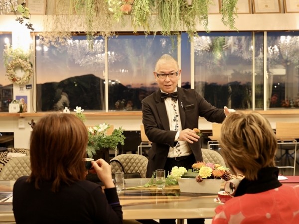 花をテーマにしたイベントその他を積極的に開催している（写真提供/石原和幸デザイン研究所）