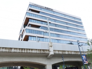 オフィス。これだけの規模のオフィスは長崎市内では少ない（筆者撮影）