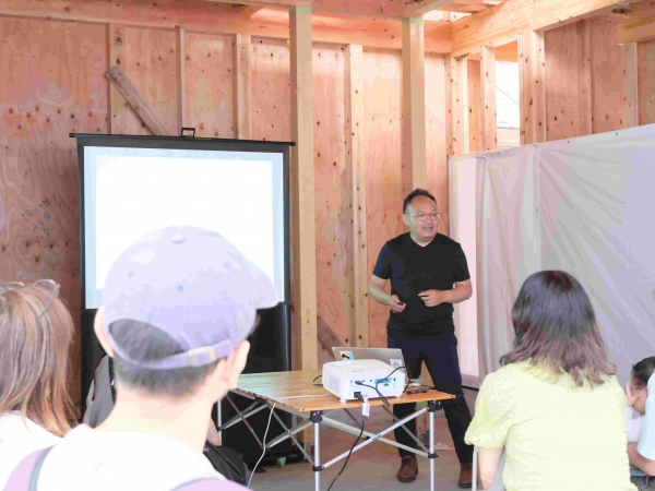 参道側から見た完成イメージ図