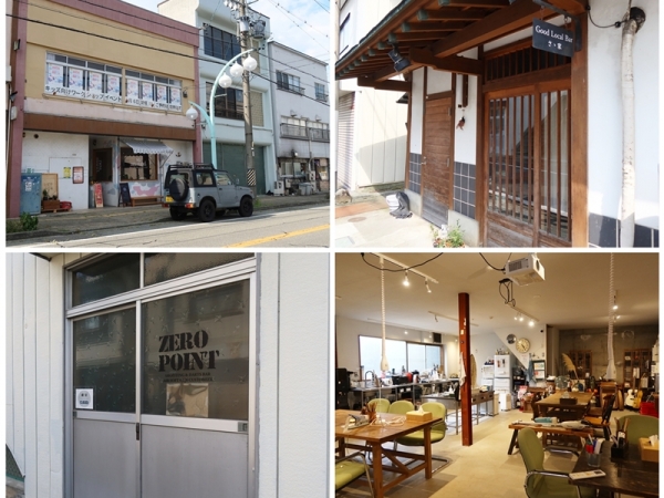 Equinox STOREが入っているのは写真中央の元薬局（筆者撮影）