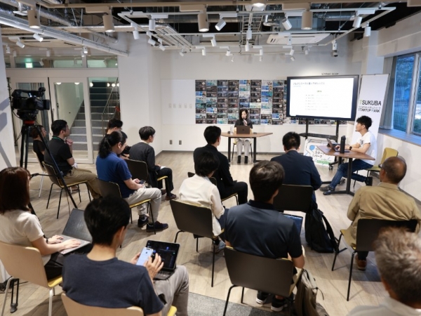 フリースペースが、イベントになるとセミナー会場に変わる（画像提供：つくば市）