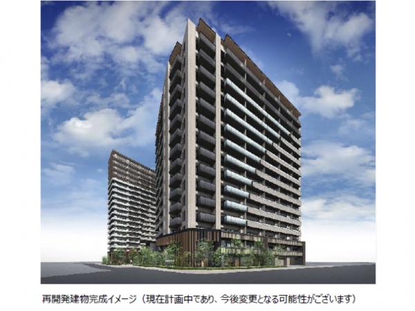 再開発エリアの現状（JR北小金駅南口側より撮影）　※2025年9月撮影