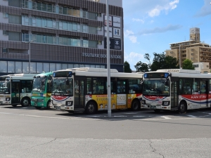 群馬県内を走るバス会社は多く、約30社ほどもあるという（筆者撮影）