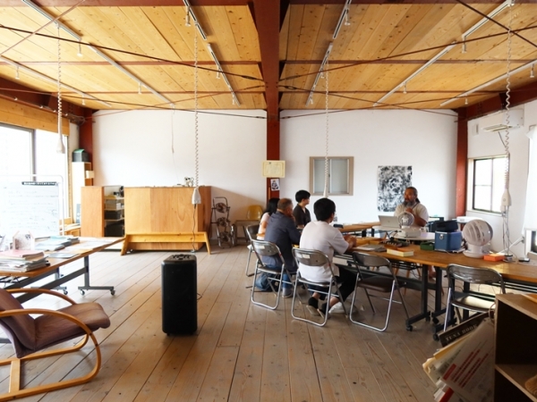 中を見せていただいたがタイル貼りでかわいい造りだった（筆者撮影）