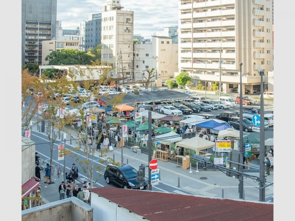 マルゴデリ 平野裕治さん（左）、岡山市役所 小林昌樹さん（中）、PUBLIC 打谷直樹さん（右）
