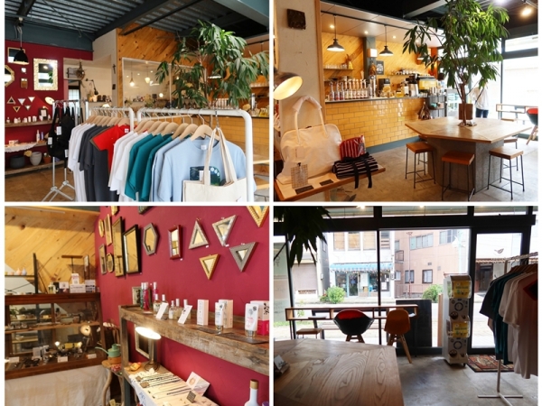 Equinox STOREが入っているのは写真中央の元薬局（筆者撮影）