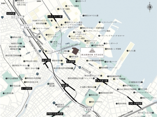 外観CGペース　※出典：東急不動産株式会社・京浜急行電鉄株式会社・第一生命保険株式会社（2025年5月8日）「横浜北仲エリアのラストピースとなる住宅・商業・オフィス一体複合開発 北仲通北地区B-1地区の街区名称を『ハーバーステージ横浜北仲』に決定」