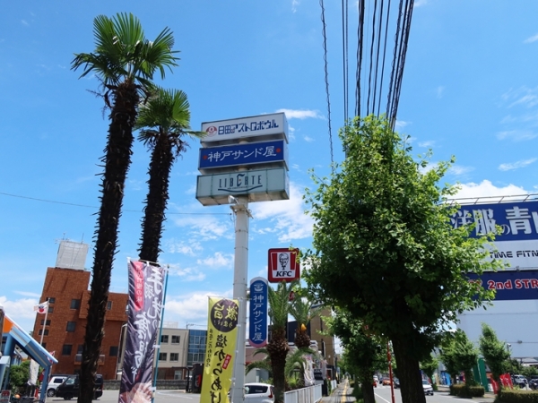 最近は映画にもなった漫画「進撃の巨人」の作者が日田出身ということで同ドラマを使ったまちづくりが進んでいる（筆者撮影）