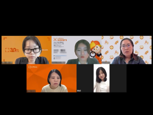 豊中市社会福祉協議会　勝部麗子氏（画面右下）