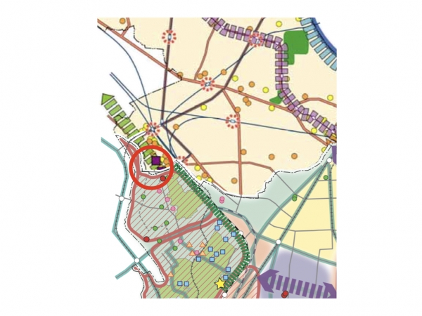 図１　景観形成方針図（抜粋）　※出典：荒川区都市計画マスタープラン（2009年3月）、p56