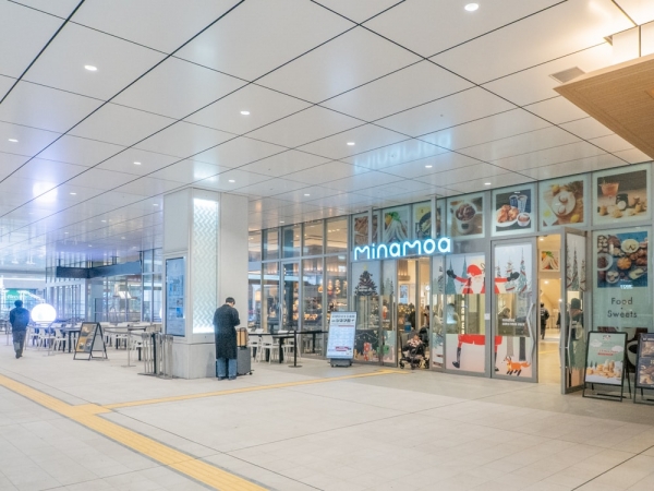 東側から見た広島駅の新駅ビル