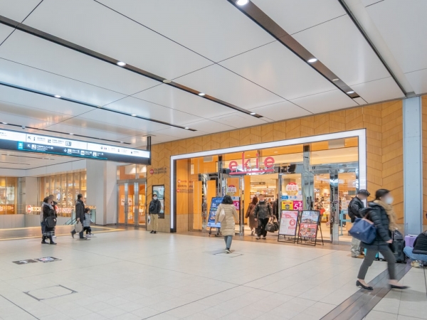 東側から見た広島駅の新駅ビル