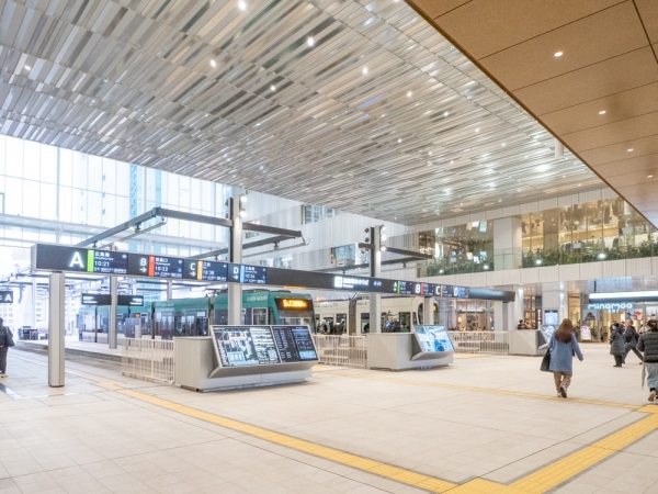 広島電鉄 路面電車 新ルートと既存ルート図（提供：広島市）