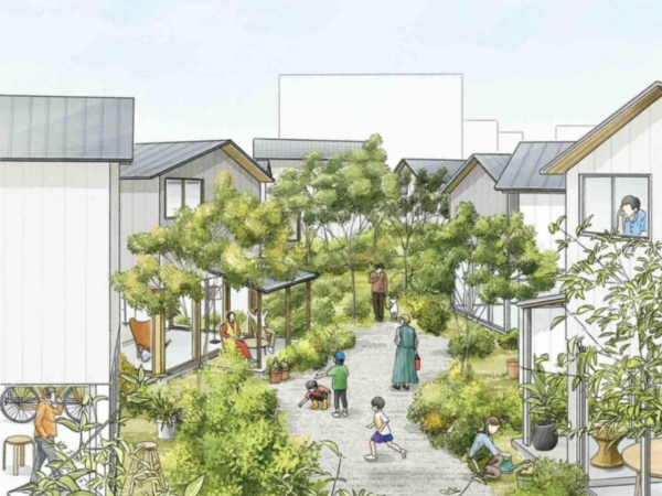 プロジェクト発起人の新田夫妻。入居をした方は、新田夫妻との交流もできるだろう