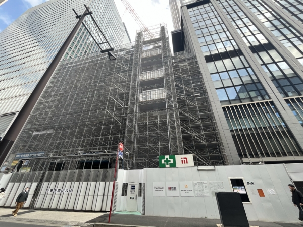 建築中の低層部（文化芸術ホール等）　※2026年2月下旬撮影