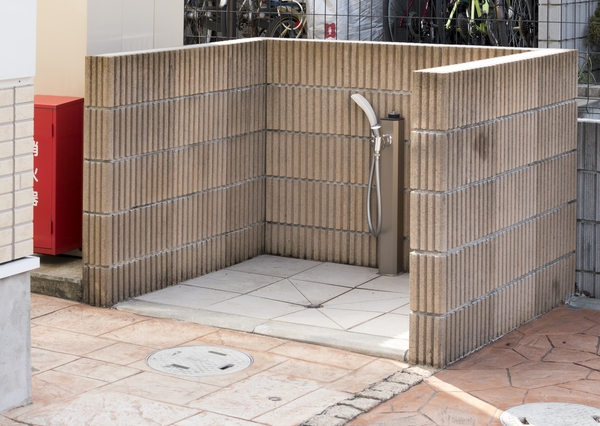 ペットの足洗い場を備えた住宅の例（画像はイメージ）