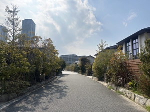 整備された住宅街が続く