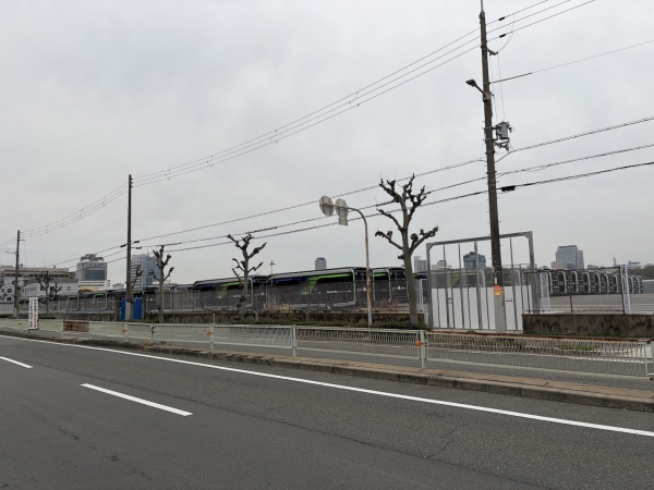 現在、森之宮検車場の敷地内には、博覧会輸送に使用されたEVバスが保管されている