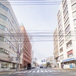 広島市 八丁堀3番7番地区第一種市街地再開発事業：A街区とB街区の予定地の間を通る道路