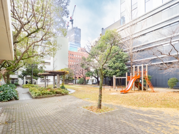 B街区の予定地に現在ある京口門公園