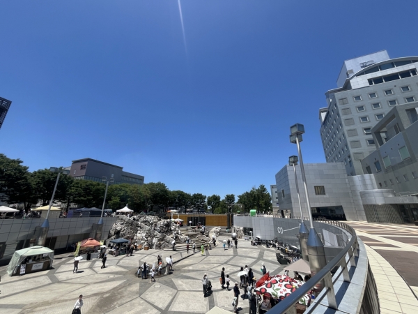 つくば駅（駅は地下に設置されている）　※2026年5月撮影