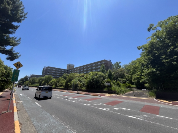 中央公園（駅側より望む）　※2026年5月撮影
