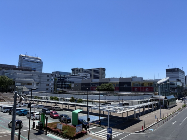 つくば駅（駅は地下に設置されている）　※2026年5月撮影